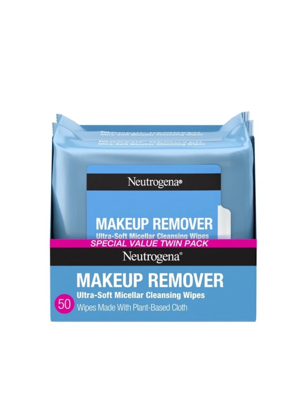 ‼️2/$10‼️ Neutrogena Makeup Remover Micellar Cleansing Wipes(Twin Pack)